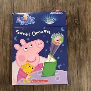 Scholastic Peppa Pig Sweet Dreams Projector Book - Blue and Pink